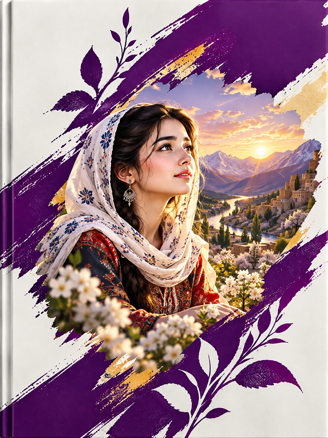 جلد کتاب گل سون و قصر بی نشان